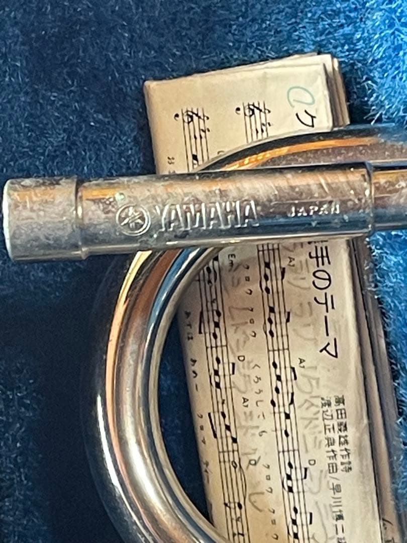 YAMAHA シルバー トランペット ケース付き