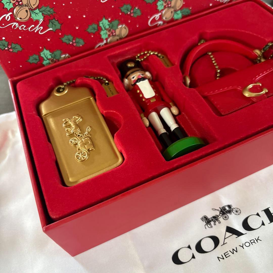 COACH ノベルティ　クリスマスオーナメントセット