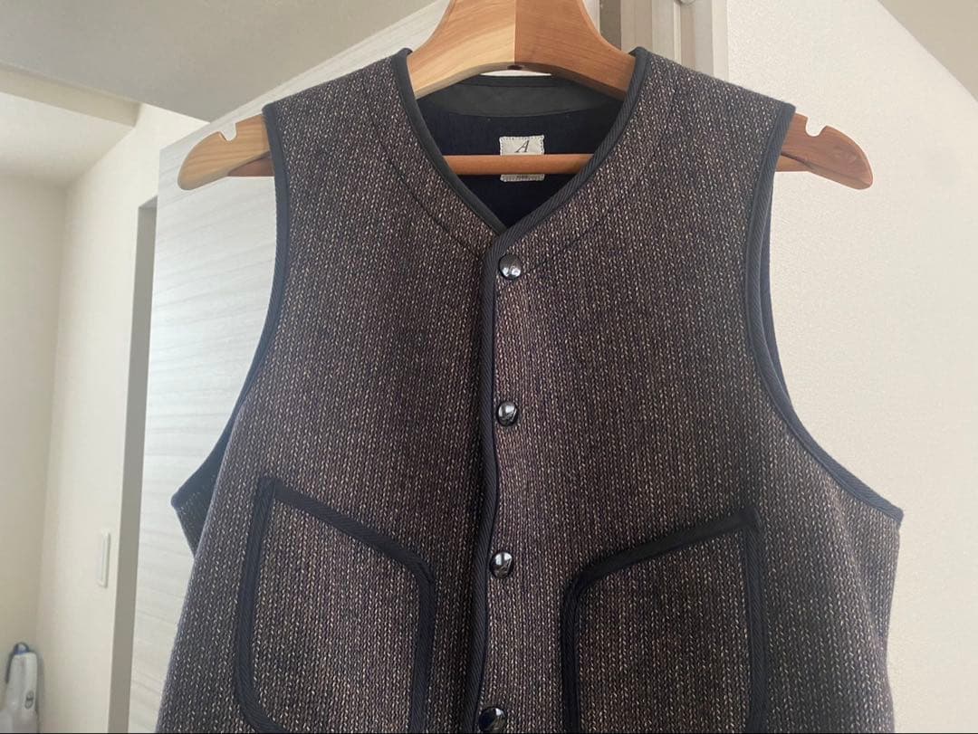 【アイテム】 ANATOMICA アナトミカ ブラウンズビーチ ウール　ベスト