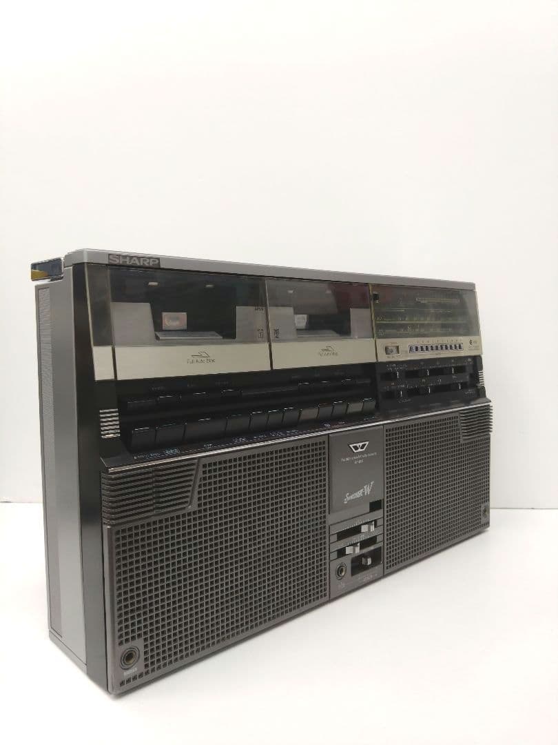 希少 SHARP GF-808 ラジオ カセットレコーダー ザ・サーチャー W