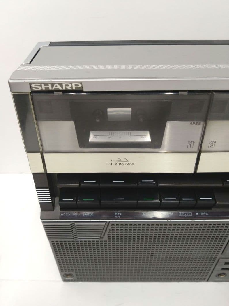 希少 SHARP GF-808 ラジオ カセットレコーダー ザ・サーチャー W