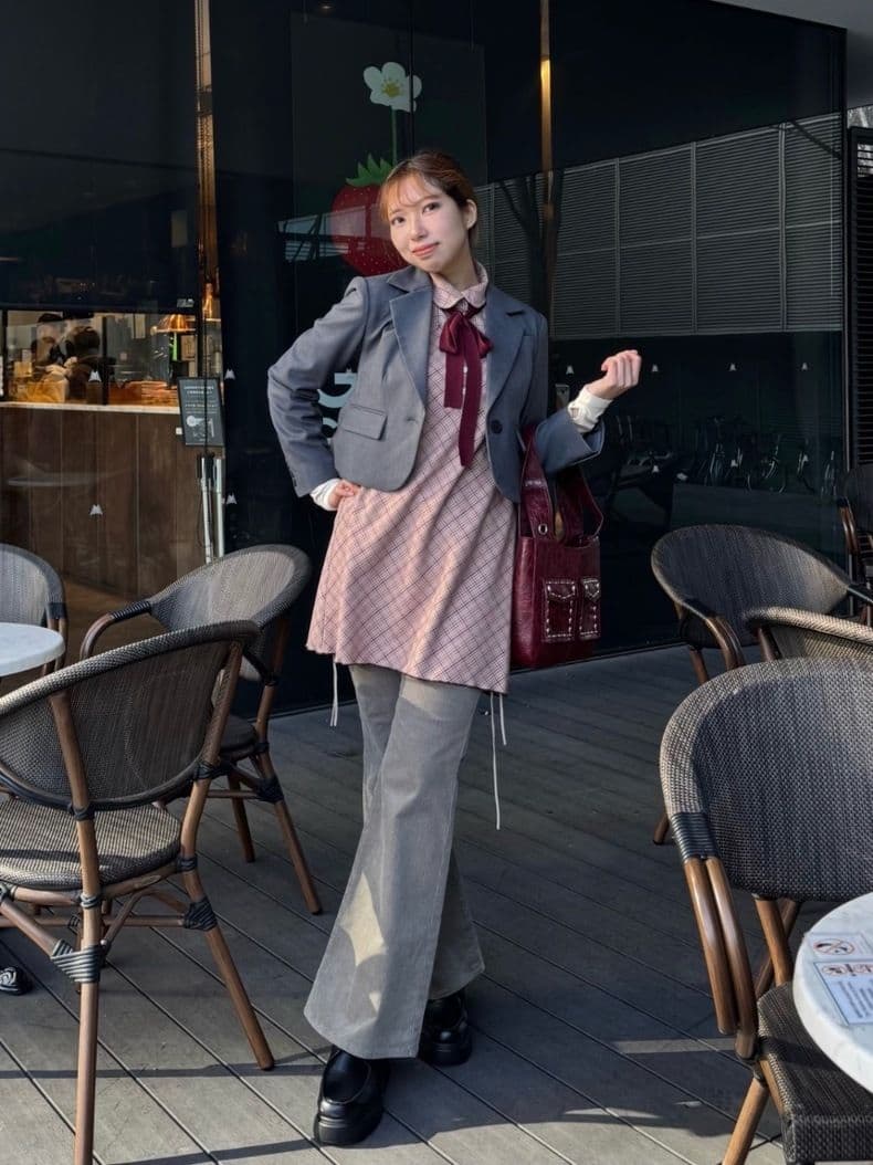 寝*ろ様 コンパクト テーラードジャケット TINA：JOJUN 全2色