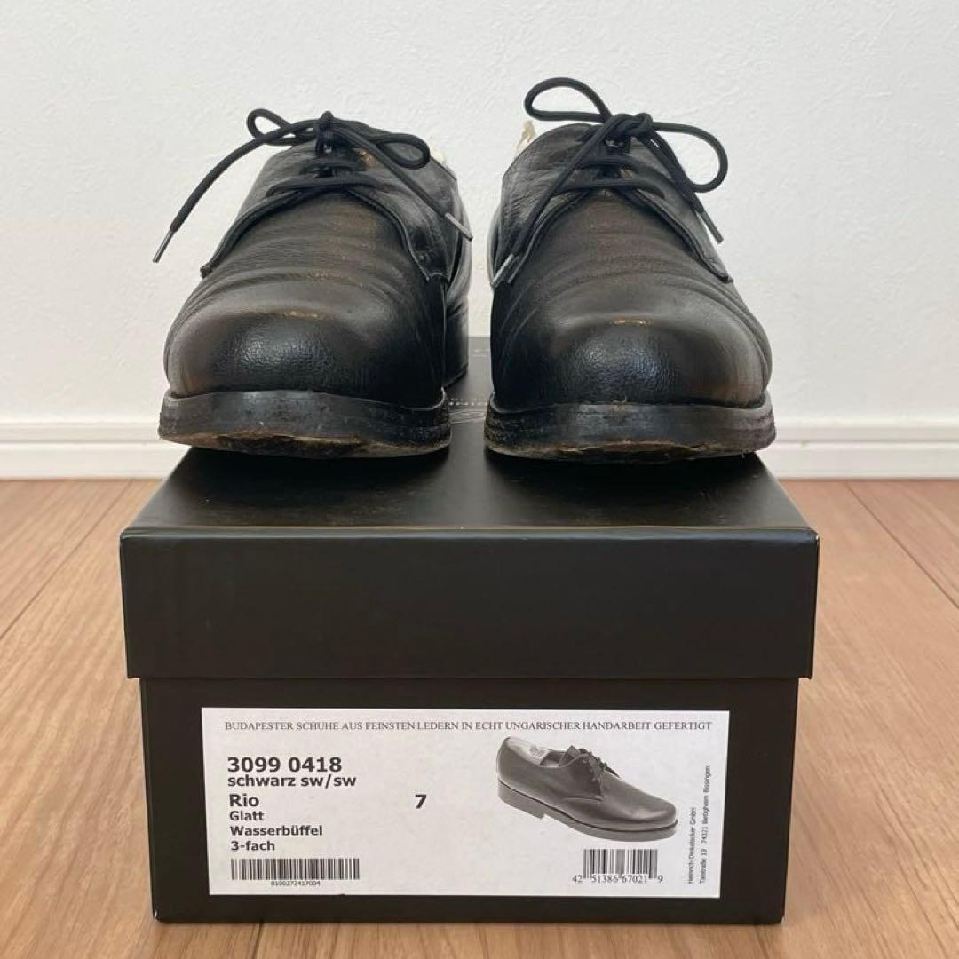 Heinrich Dinkelacker RIO ブラック/シボ革/uk7