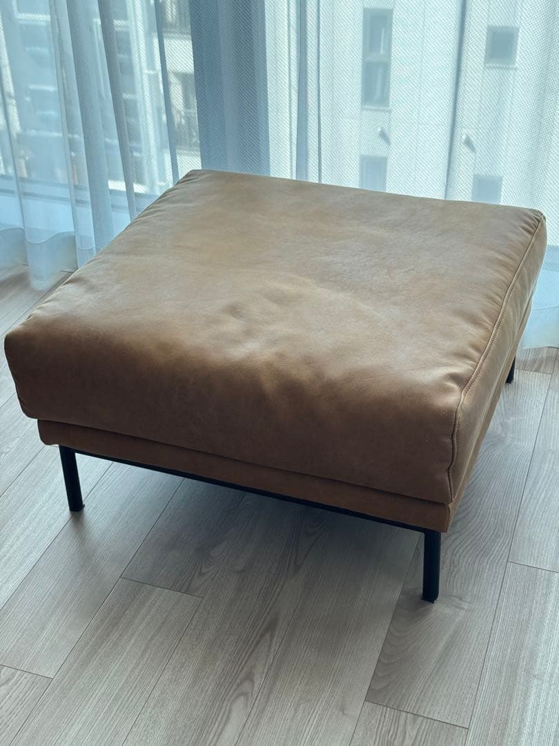 クラッシュゲートCrash Gate プルート レザー風 オットマン ソファ