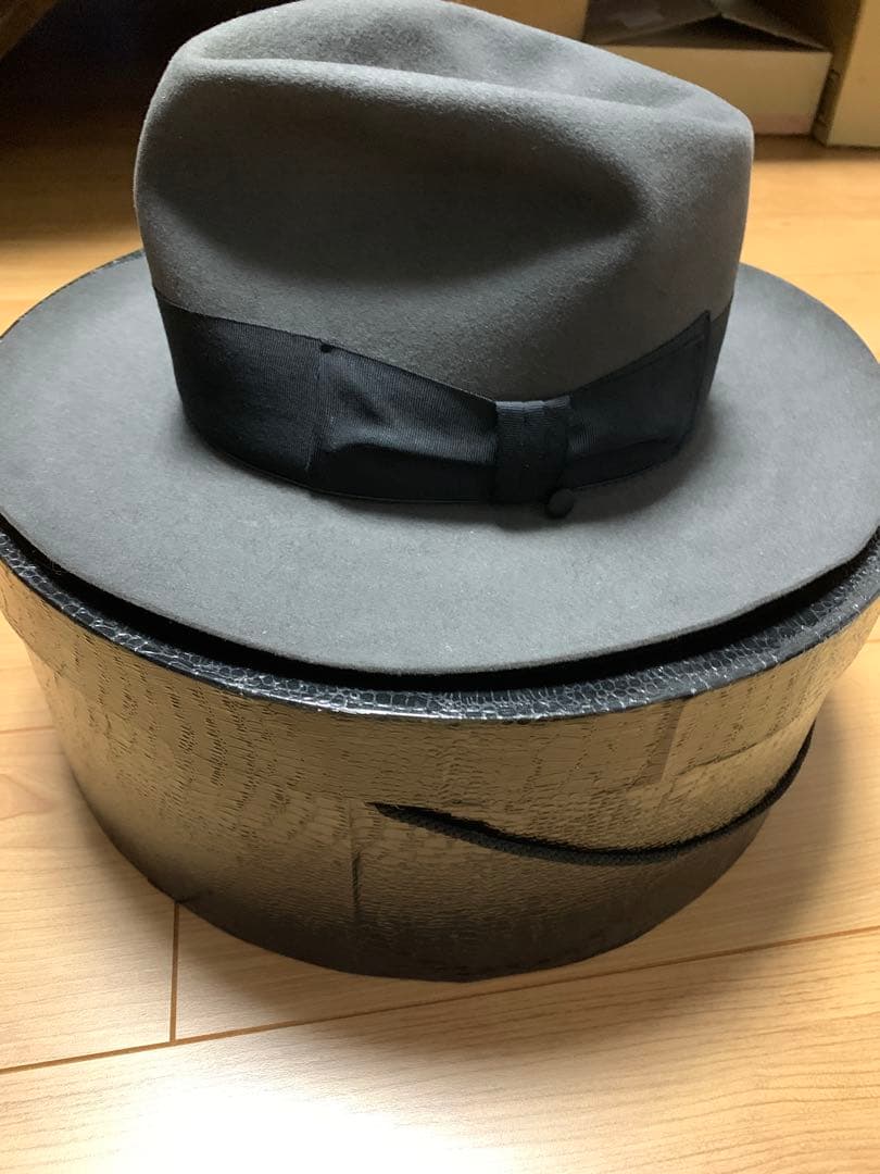 グラッドハンド　fat hatter ビーバー　58cm グレー