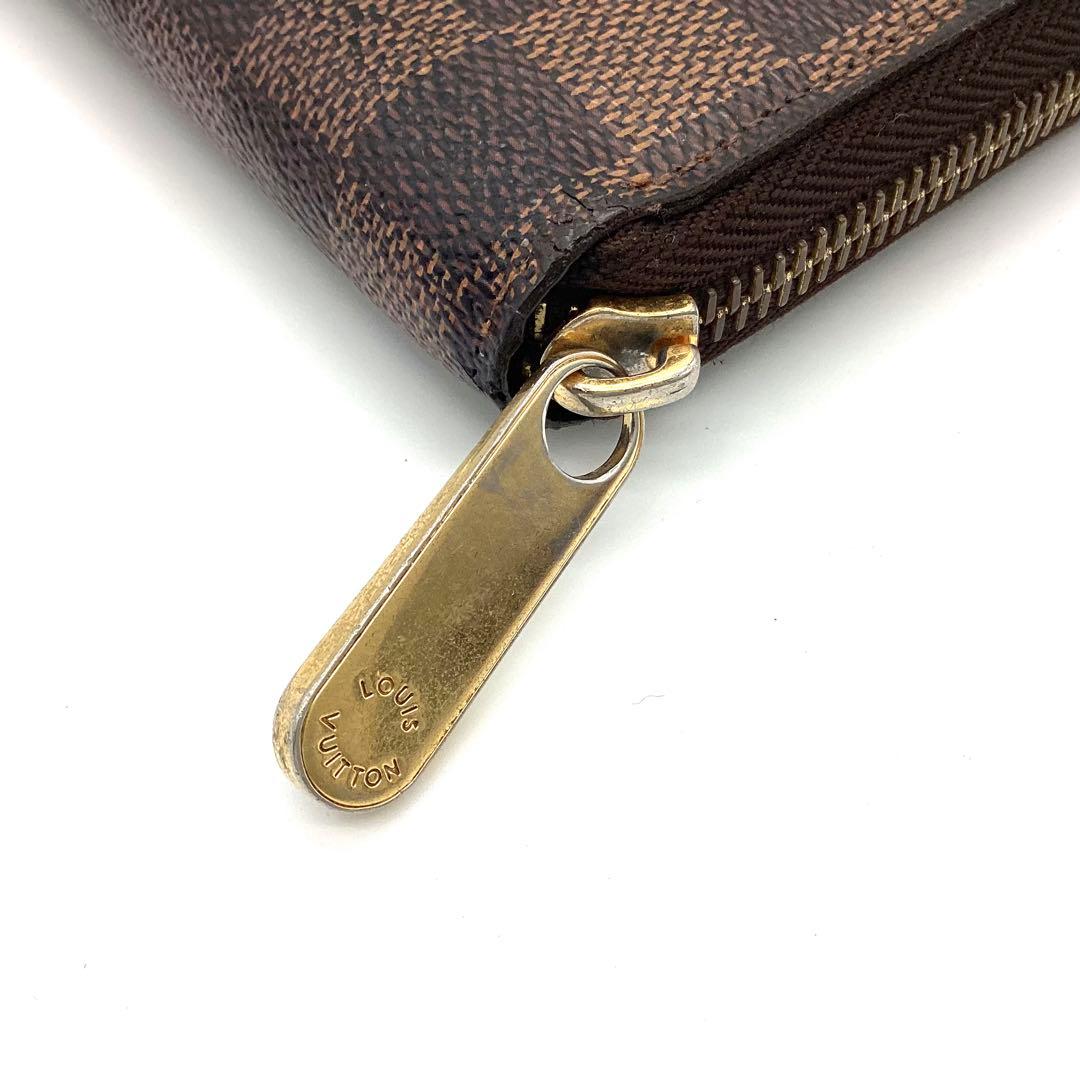 ルイヴィトン　ダミエ柄　ジッピーウォレット　正規品　メンズ　レディース