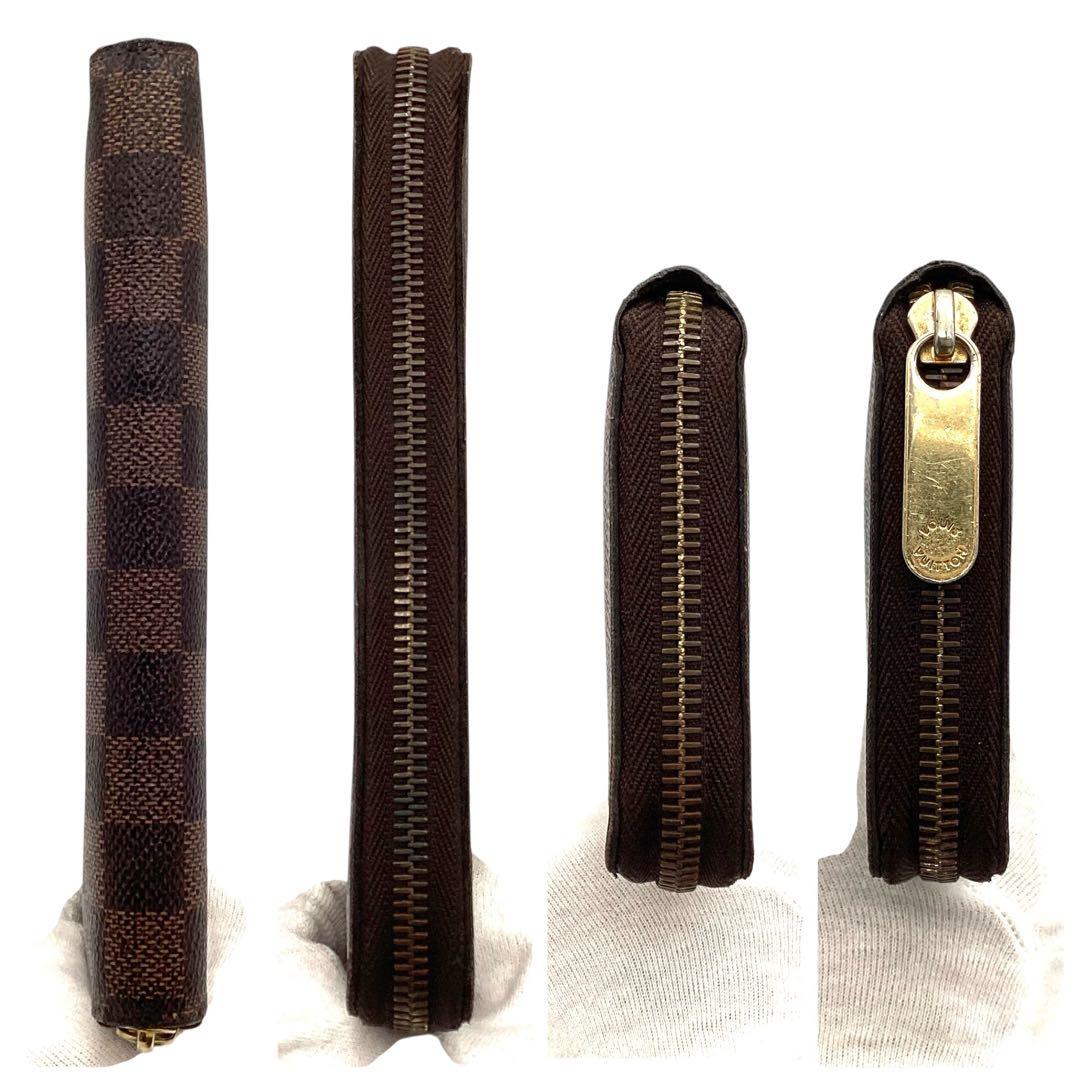 ルイヴィトン　ダミエ柄　ジッピーウォレット　正規品　メンズ　レディース