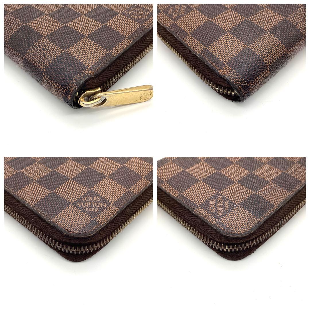 ルイヴィトン　ダミエ柄　ジッピーウォレット　正規品　メンズ　レディース