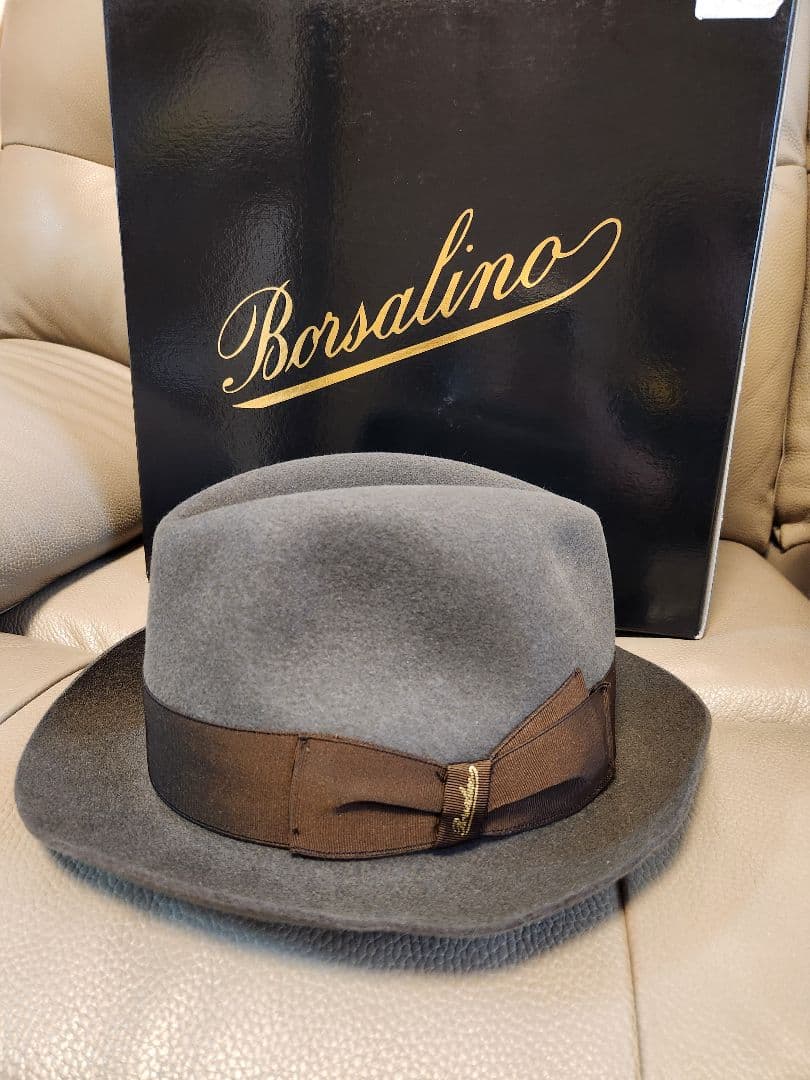Borsalino ブラウン ハット