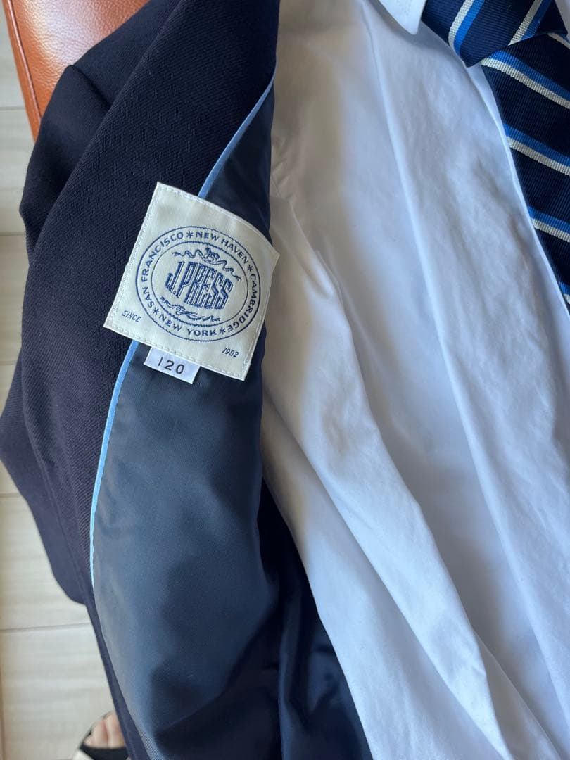 ジェイプレス　ラルフローレン　ネイビー フォーマルセットアップ　120cm
