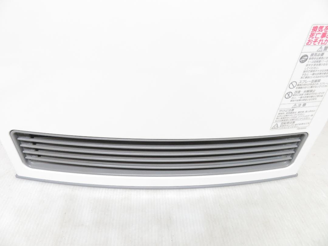 ノーリツ 2019年製 都市ガス用 ガスファンヒーター ～15畳 ガスコード付き