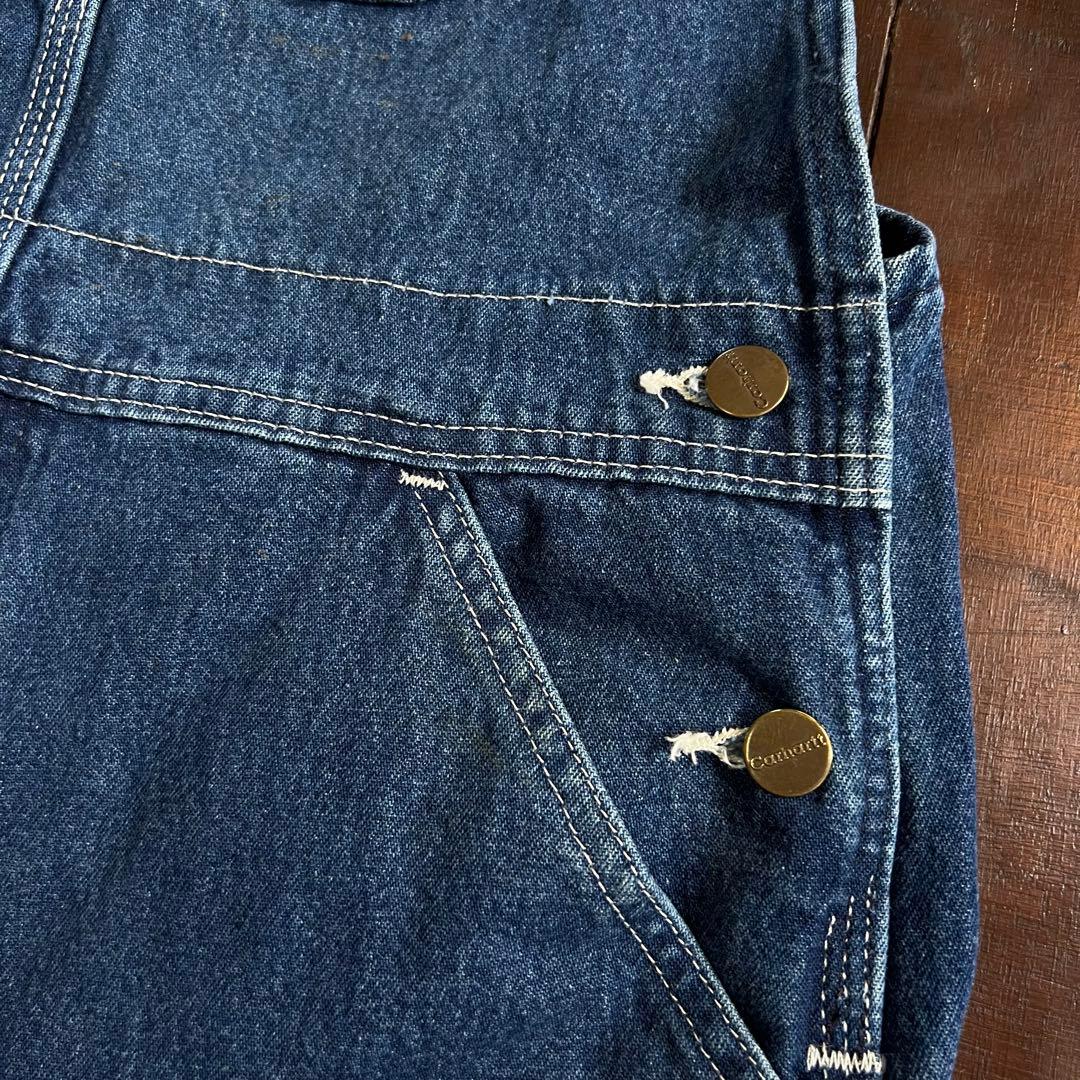 【Carhartt カーハート】 デニムオーバーオール XL ゆるだぼ y2k