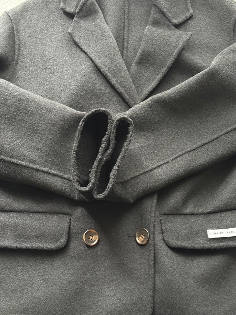 ok.soon ハンドメイド ウールジャケット ブラック