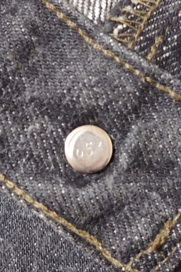 W38L30　極美品　USA製　リーバイス　 501 0658 先染め　ブラック