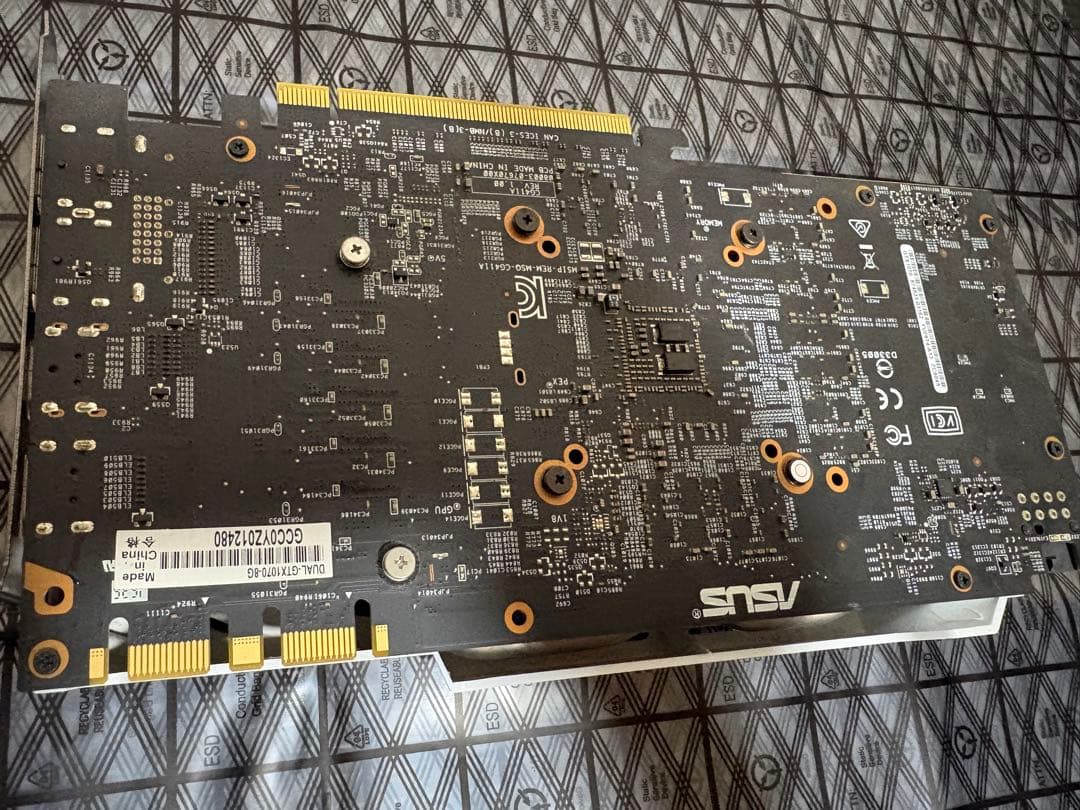 ASUS NVIDIA GeForce GTX1070 グラボ ※ジャンク扱い