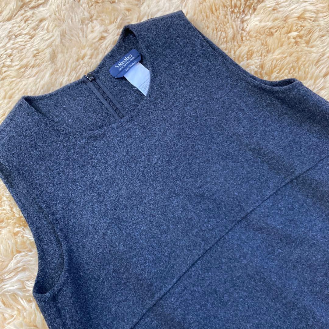 マックスマーラ ダブルフェイス ウールコクーンワンピース クチートアマーノ