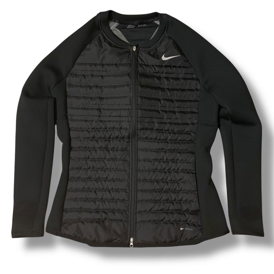 人気モデル　NIKE エアロロフト レディース ゴルフウェア XL ブラック