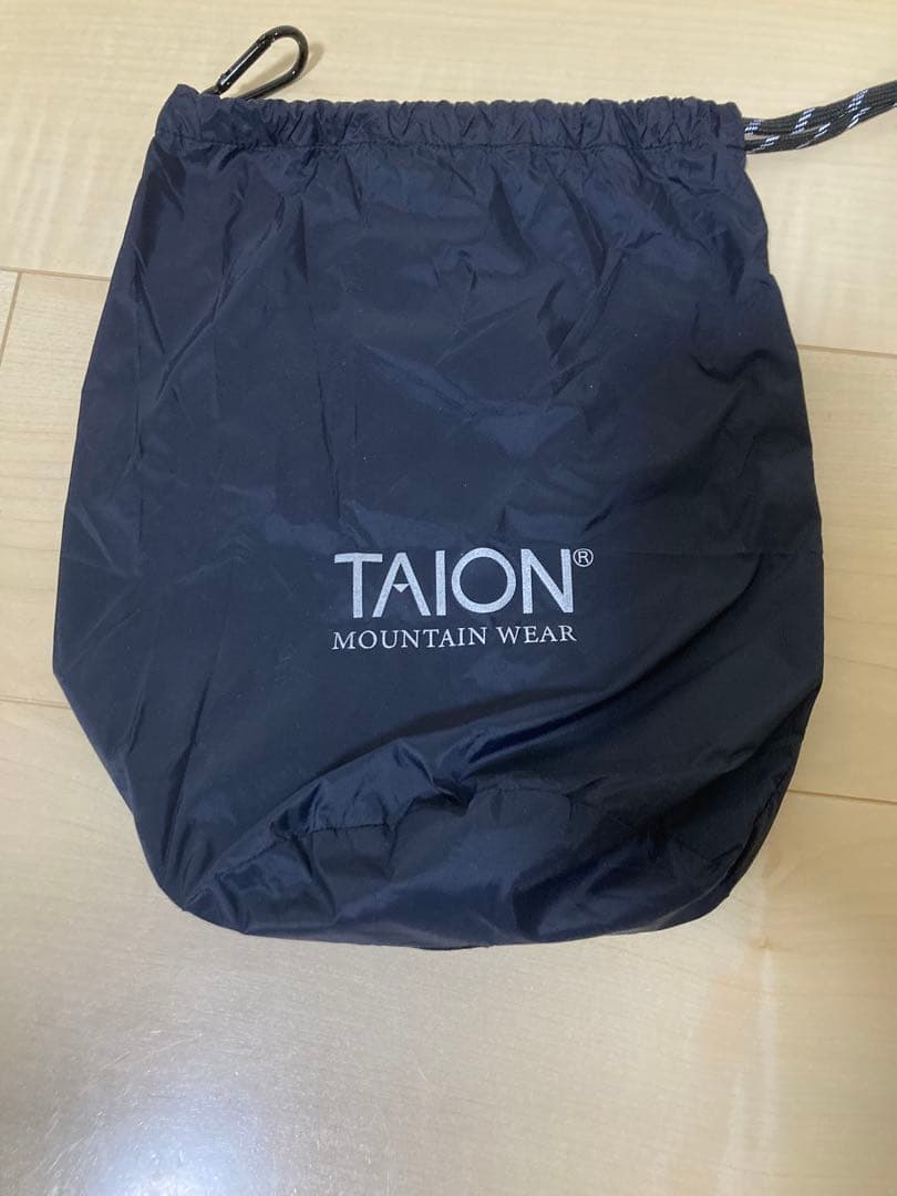 TAION 800FP ダウンジャケット ブラック L