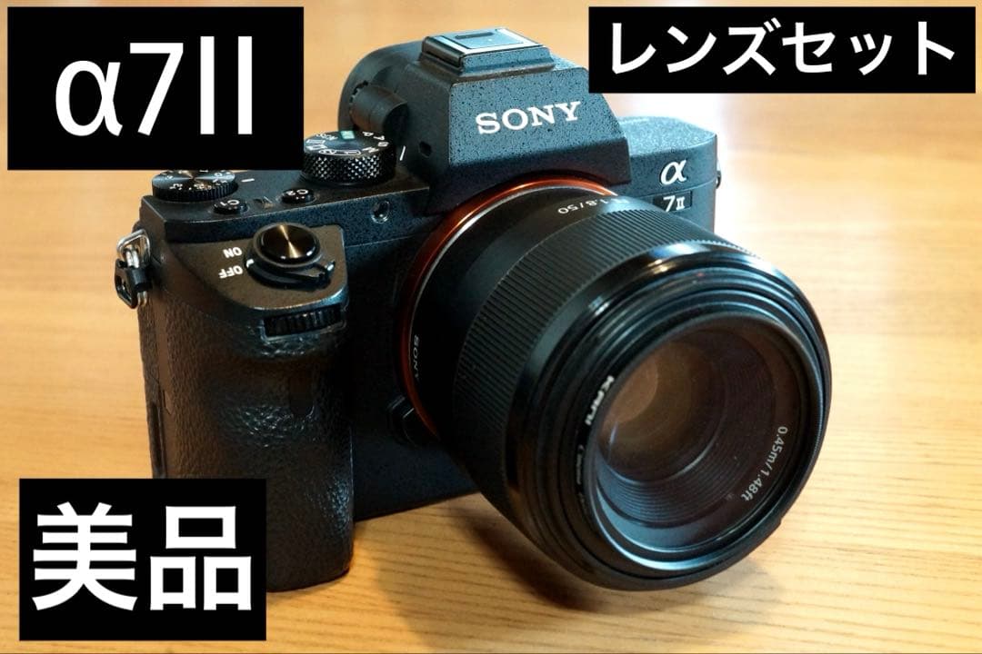 【極美品】α7 II ILCE-7M2 FE 50mm F1.8