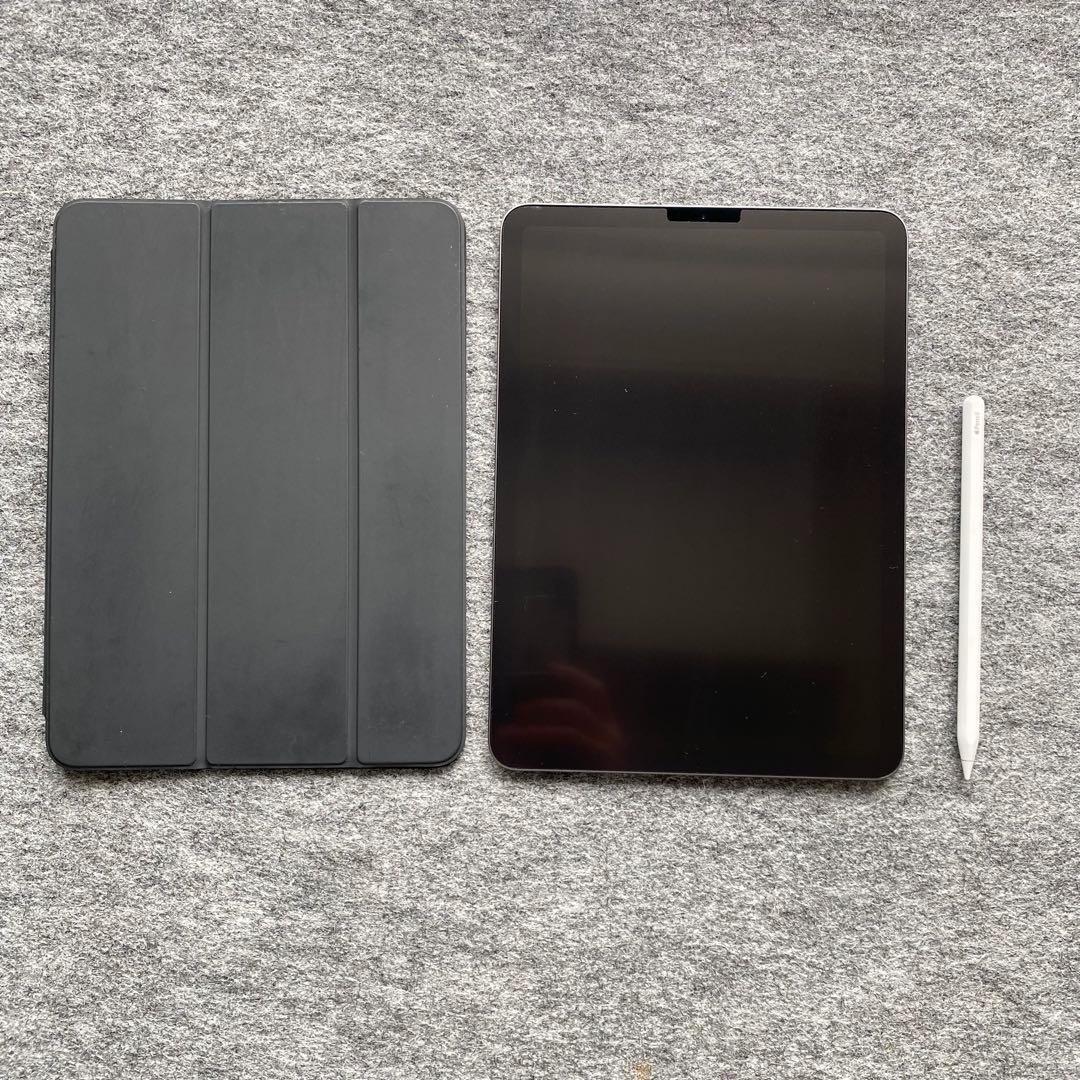 【値引き交渉歓迎】iPadAir 本体 純正カバー Apple Pencil付き