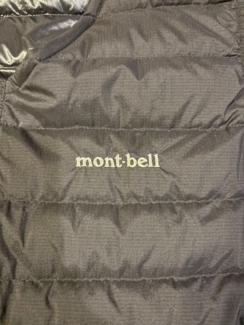 モンベル　montbellスペリオダウンVネックベストMサイズ　ブラック