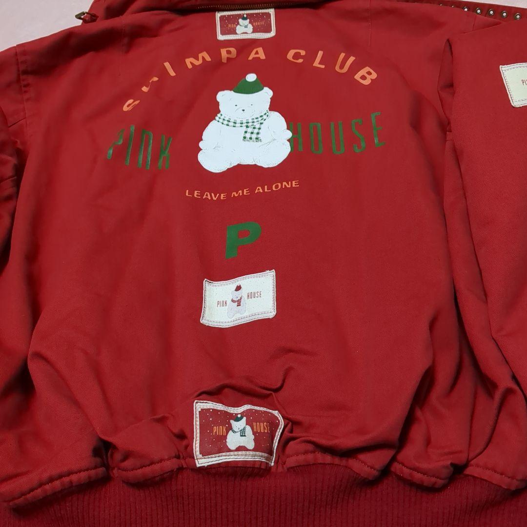ピンクハウス レア 90年代 大人気 雪だるまくま ブルゾン 赤色 ヴィンテージ
