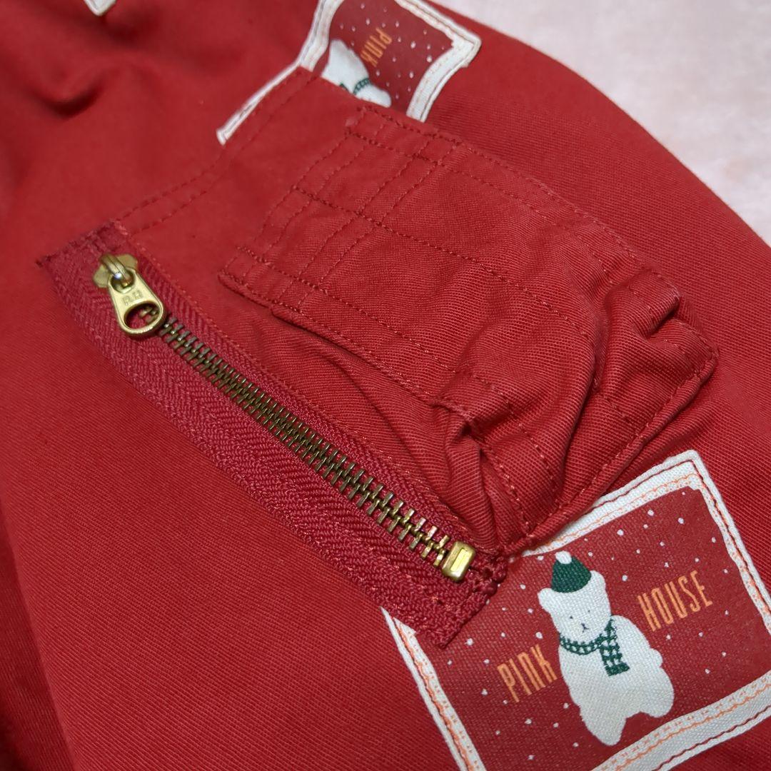 ピンクハウス レア 90年代 大人気 雪だるまくま ブルゾン 赤色 ヴィンテージ