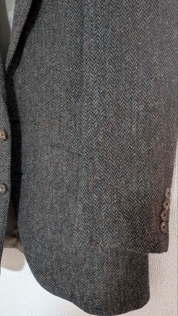 【美品】ラルフローレン　テーラードジャケット　170　ツイード ウール