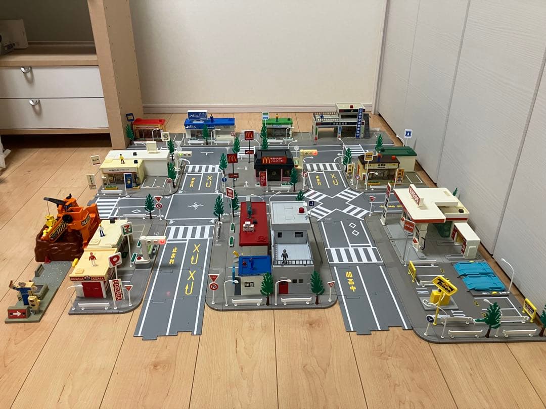 あ*ゆ様 旧トミカタウン つながる道路 まとめ売り トミカタウン トミカ