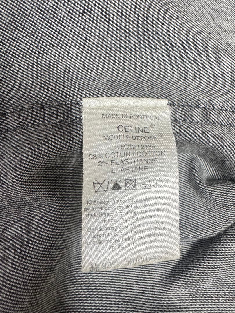 CELINE ダークグレー デニムジャケット