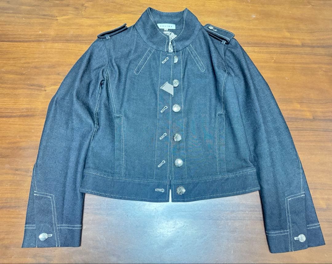 CELINE ダークグレー デニムジャケット