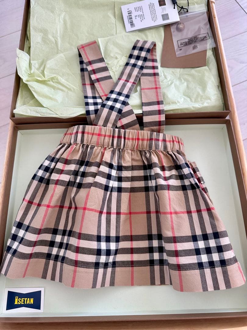 Reiバーバリーロンパース&ジャンバースカート&おまけロンパース