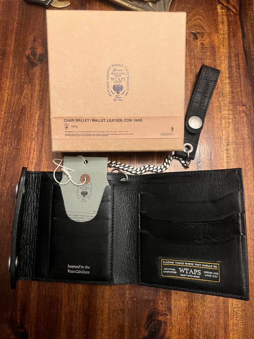WTAPS × VANS 店舗限定　激レア　チェーンウォレット　オールレザー