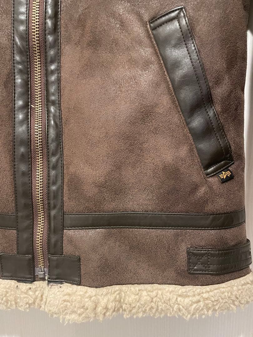 ALPHA INDUSTRIES B-3 フライトジャケット ムートン ボア M