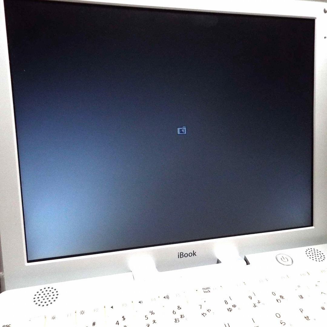 美品_起動可_Apple iBook-G3-800MHz_AC線他付属