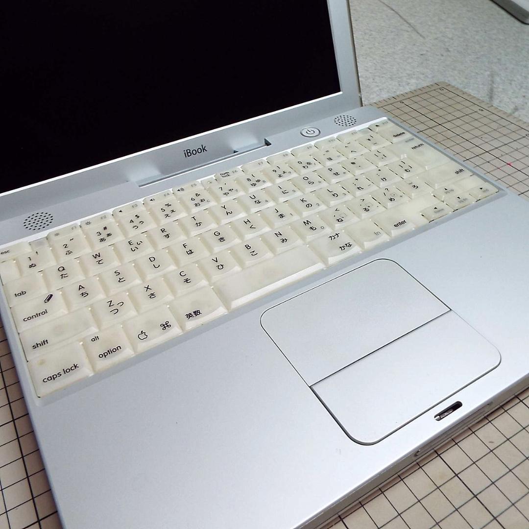 美品_起動可_Apple iBook-G3-800MHz_AC線他付属