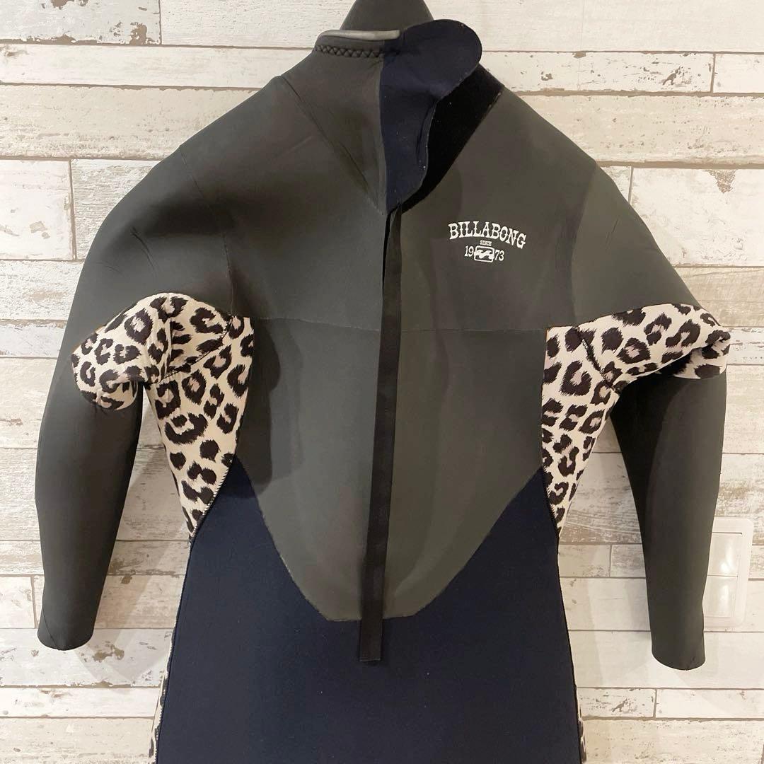 【BILLABONG レディース 150cm】セミドライ 5/3ミリ 裏起毛