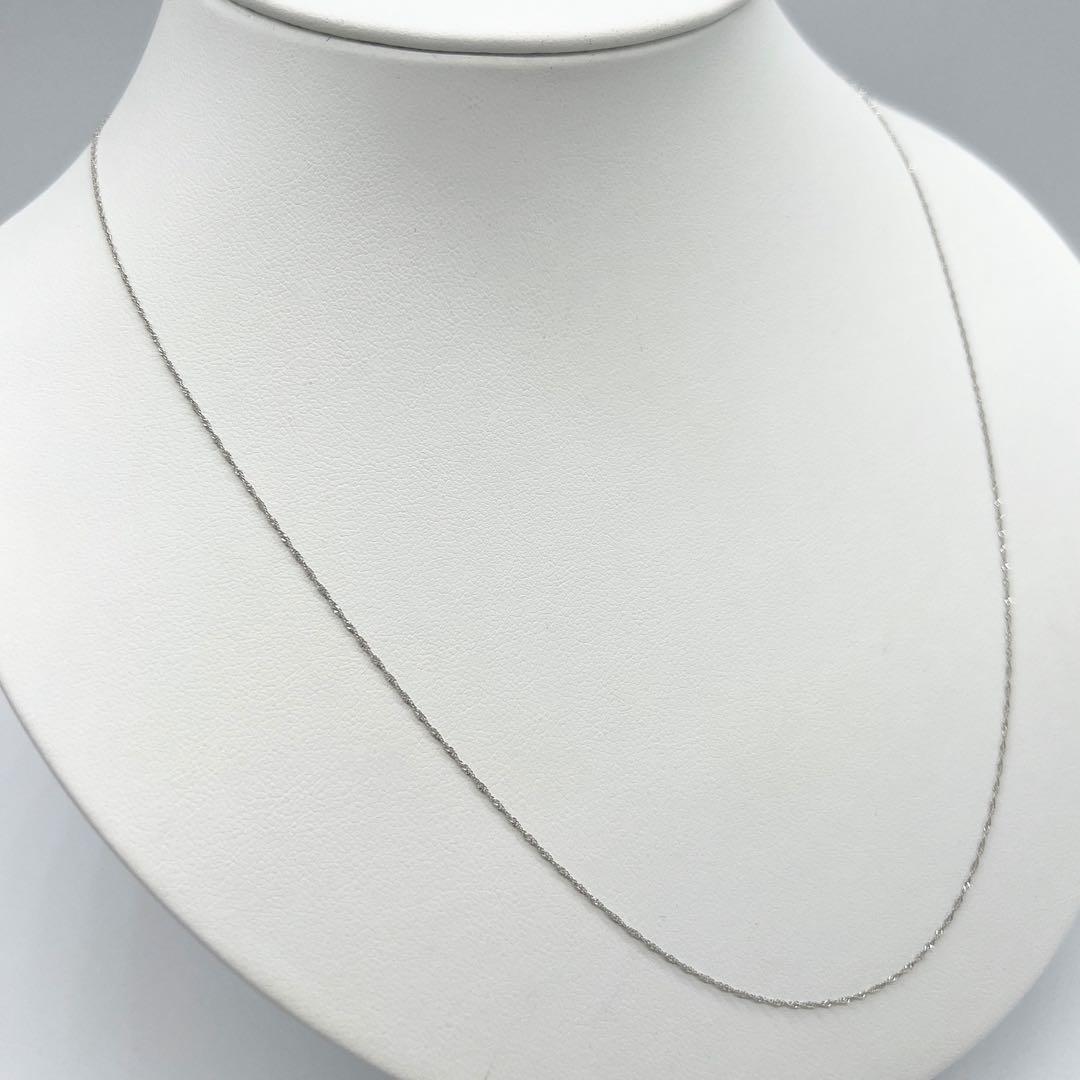 新品❗️Pt950 プラチナスクリュー♡45cm アジャスターカン付