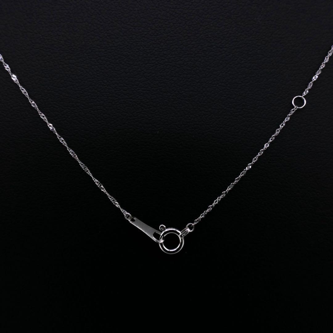 新品❗️Pt950 プラチナスクリュー♡45cm アジャスターカン付