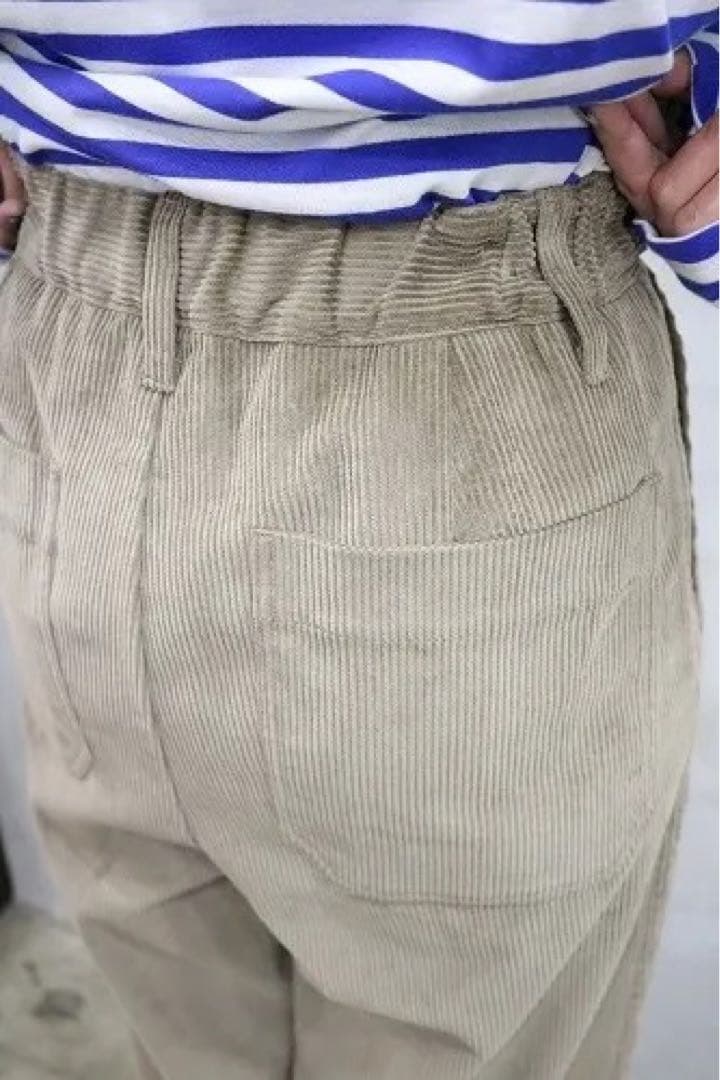 Porter des boutouns【ポルテデブトン】　コーデュロイパンツ