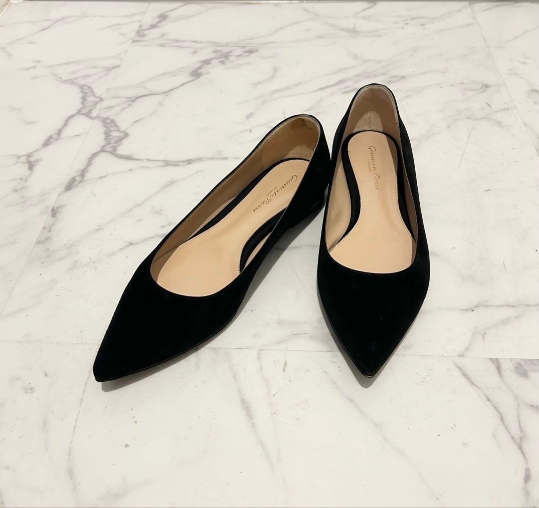 Gianvito Rossi フラットシューズ　黒　パンプス