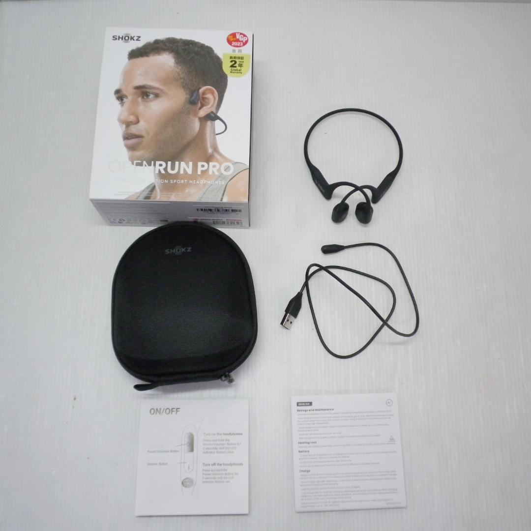 SHOKZ 骨伝導 ワイヤレスイヤホン OpenRun Pro S810