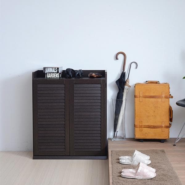 75㎝幅 開店記念セール！！ ルーバーシューズボックス 3