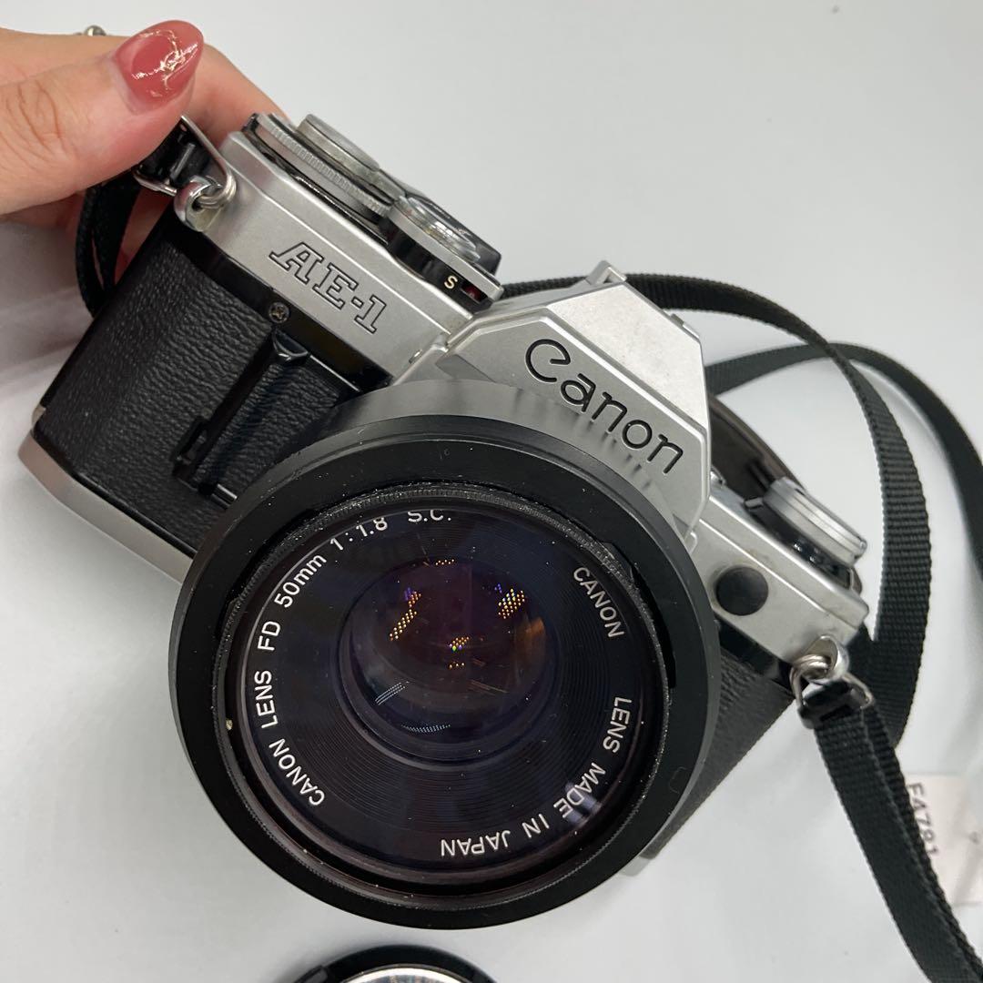 F4781 Canon AE-1 フィルムカメラ レンズ付き