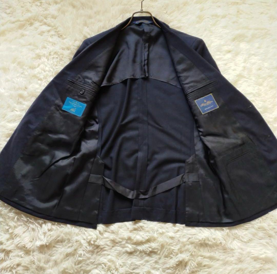 美品　ブルックスブラザーズ スーツ MILANO CANONICO　ネイビー