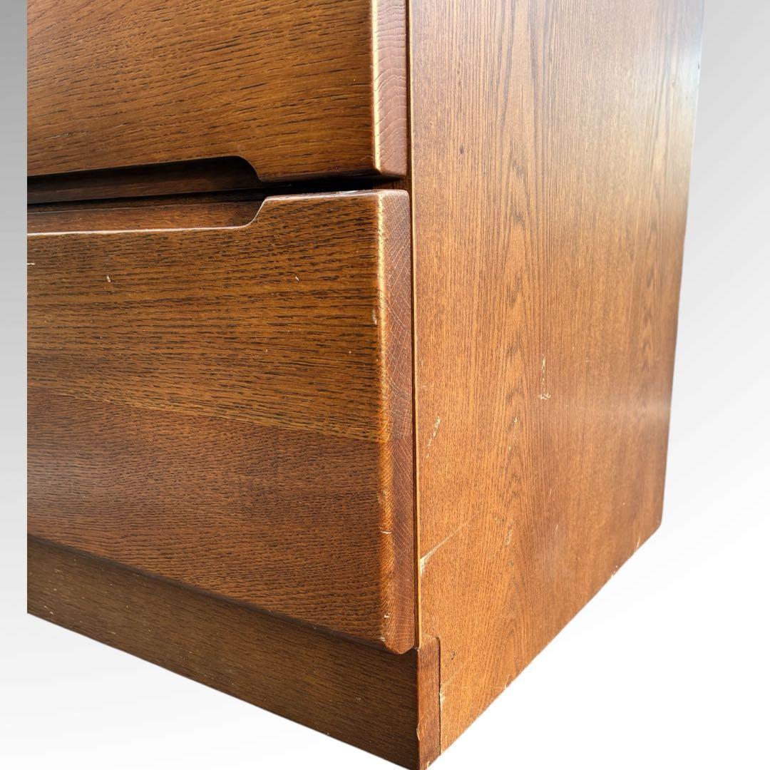 【訳アリ】　カリモク チェスト 2段4杯　木製 タンス テレビボード 国産家具