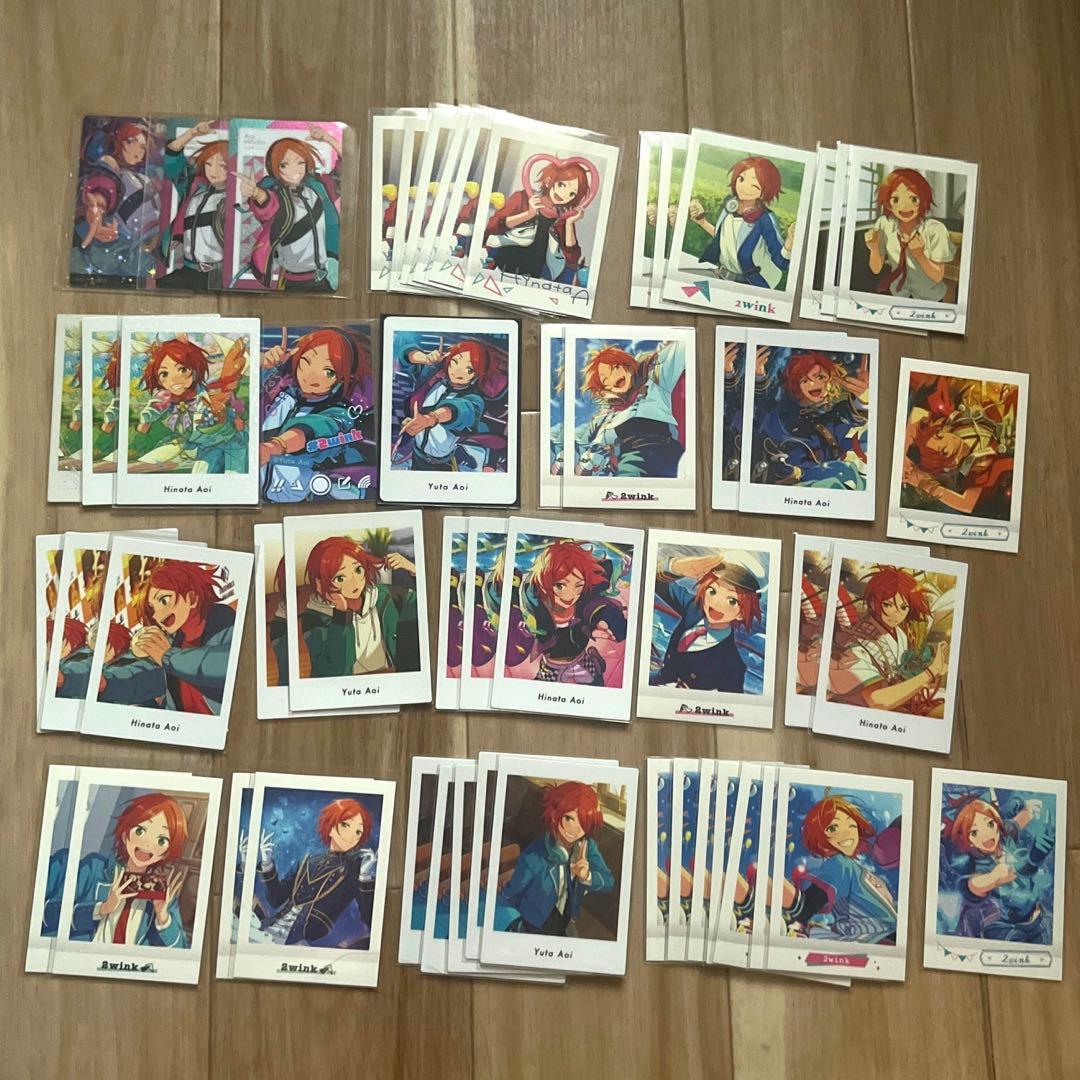 【1月まで】あんスタ　2wink 葵ひなた　葵ゆうた　缶バッジ　カード　アクスタ