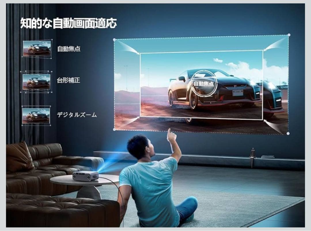 Yaber プロジェクター ジャンク品（リモコン使えません）