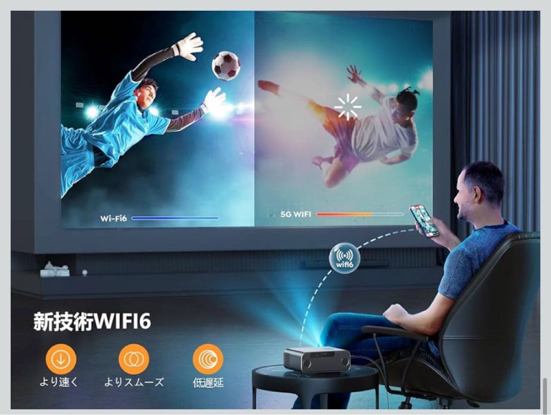 Yaber プロジェクター ジャンク品（リモコン使えません）