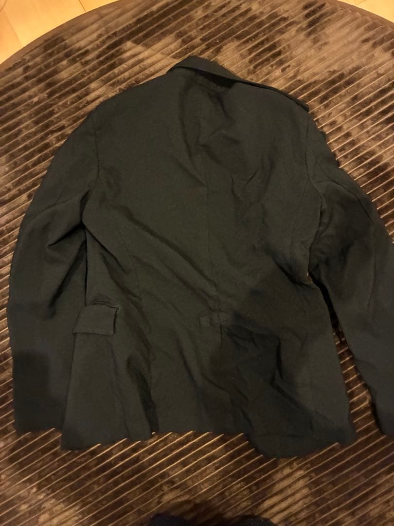 コムデギャルソンオムプリュス　ポリエステル 縮絨　フック　ジャケット 21SS